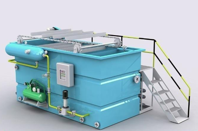 氣浮機選型，溶氣氣浮機，溶氣氣浮機定制-樂中環(huán)保